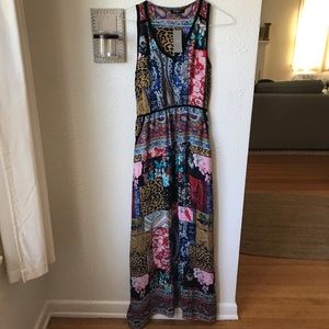 Tolani 100% Silk Maxi Dress